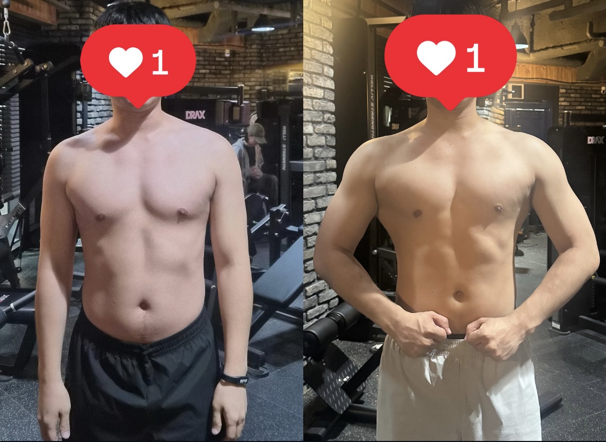 오프라인 PT 10회 전후